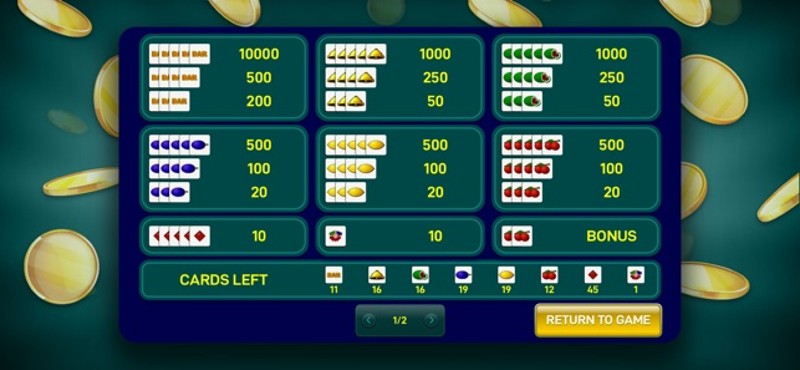 FruitPoker Deluxe screenshot