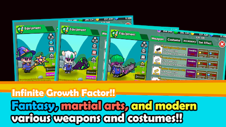 Mr.Green: Idle RPG screenshot