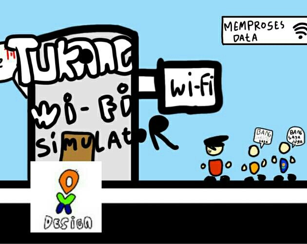 Games like tukang WiFi simulator