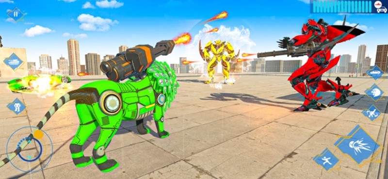 Lion Tank Alien Army Attack screenshot