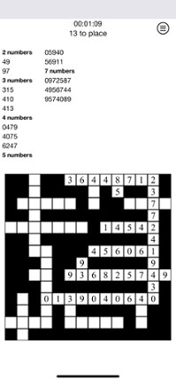 Number Fillin vla Image