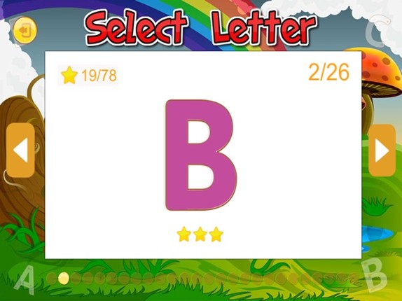 ABC Alphabet Tracing Coloring Educational Learning Game for kids screenshot