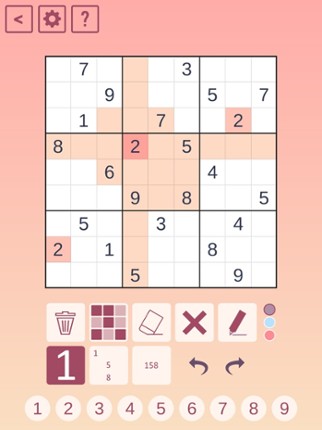 Chess Sudoku screenshot