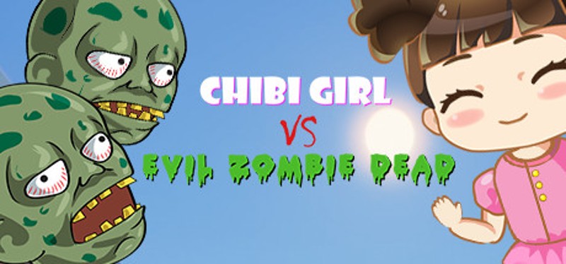 Chibi Girl VS Evil Zombie Dead Image