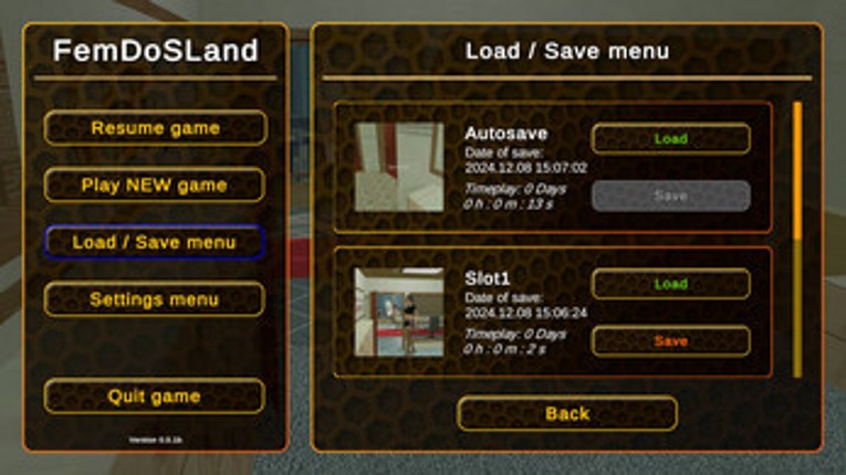 FemDoSLand_0.0.1b screenshot