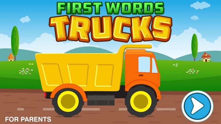 First Words Trucks and Things That Go - Educational Alphabet Shape Puzzle for Toddlers and Preschool Kids Learning ABCs Free screenshot