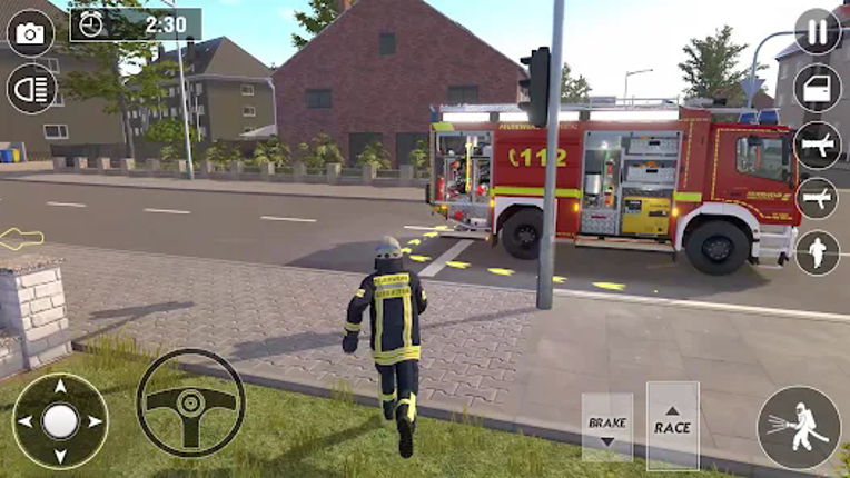 Fire Truck Rescue Firefighter screenshot