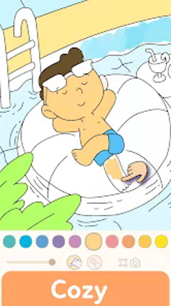 Comfy Cozy Cute Coloring Book screenshot