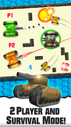 2 Player Tank Wars screenshot