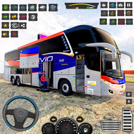 Real Offroad Bus Game 3D Image
