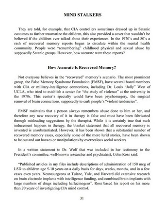 Mind Stalkers: UFOs, Implants and the Psychotronic Agenda of the New World Order by Commander X Image