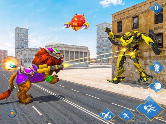 Lion Tank Alien Army Attack screenshot