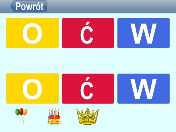 Polskie Litery Numery Kolory screenshot