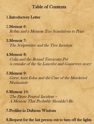 Slightly Unreliable Memoirs – Volume 2 Image