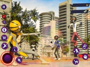 Stickman Rope Hero Fight Image