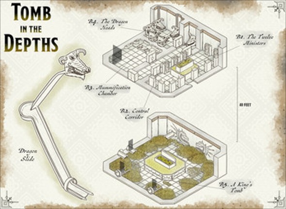 Tomb in the Depths  - Level-5 D&D Adventure Image