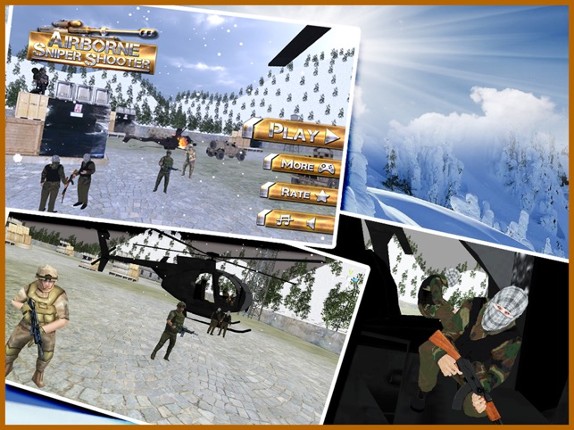 Airborne Sniper Shooter : Hunt Down terrorists from Heli screenshot