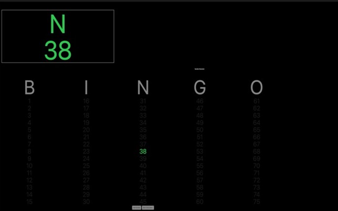 Bingo Number Creator screenshot