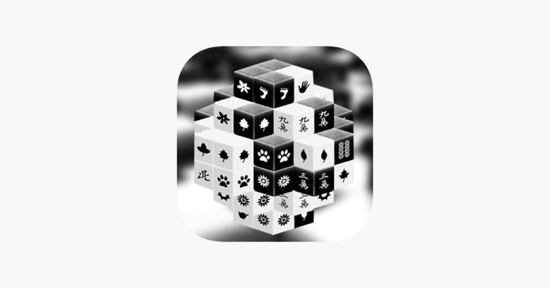 Black &amp; White Mahjong 3D Game Cover