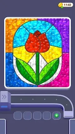 Color Glass: Mosaic Puzzle Image