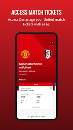 Manchester United Official App screenshot
