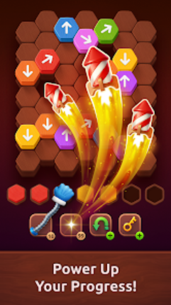 Colorwood Hexa — Drop Away screenshot