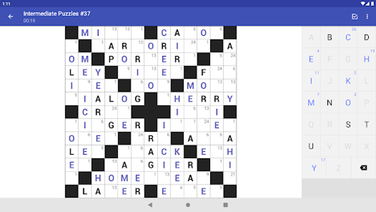 Codeword Puzzles (Crosswords) screenshot