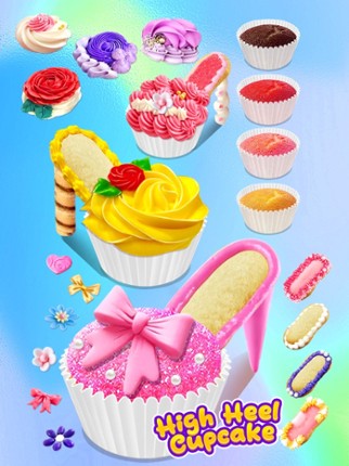 Glitter Cupcake Desserts screenshot