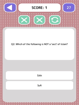 Islamic Quiz - Game screenshot