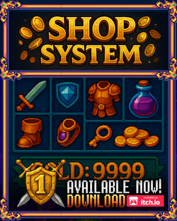 Games like Action RPG SHOP System for GDevelop