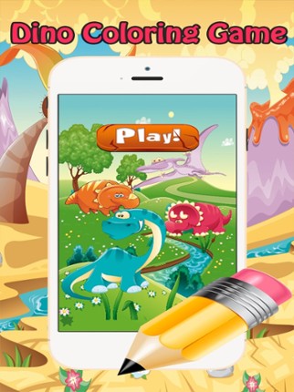 Color ME: Dinosaur Coloring Book Pages Kids Adults screenshot