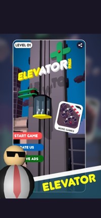 Elevator Fall best casual game screenshot