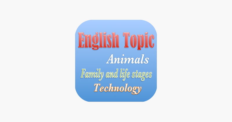 English Vocabulary With Topics Image