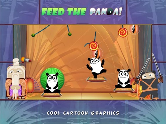 Feed the Panda: Rope Puzzle Image