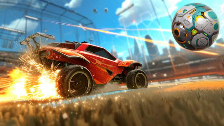 Rocket Car: Car Ball Games screenshot
