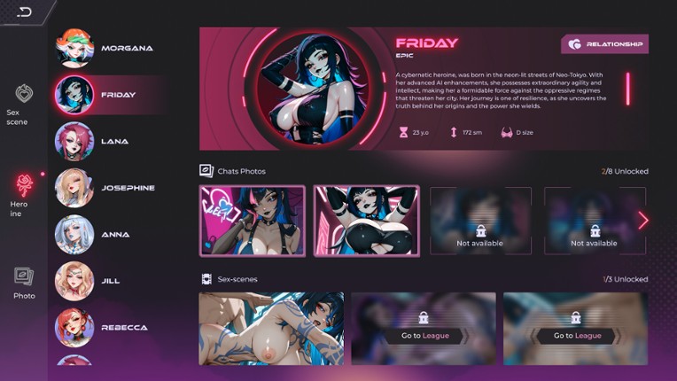 Jokerina: Lust Card screenshot