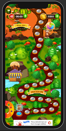Monkey Sugar Puzzle screenshot