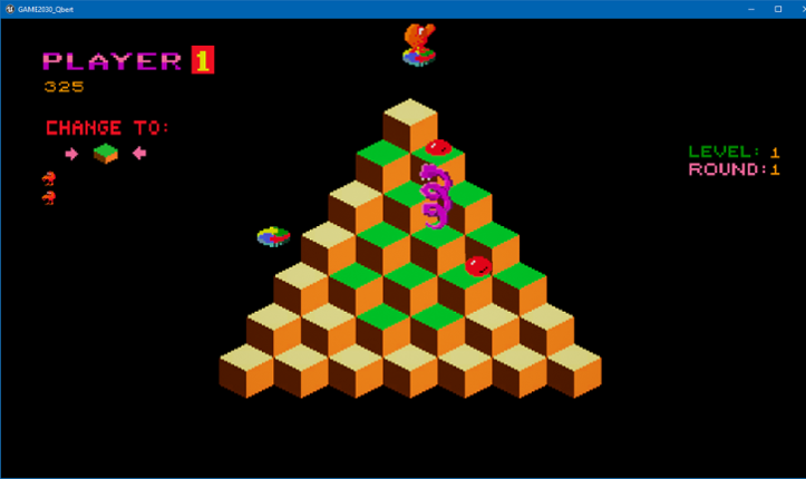 Q*Bert Game Cover