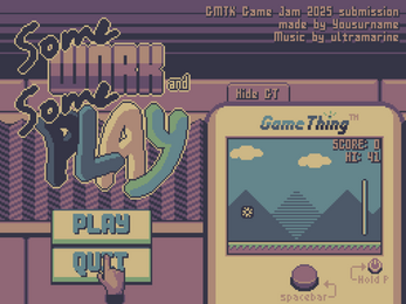 Some Work and Some Play Image