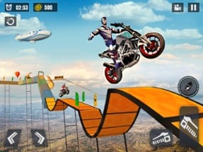 Superhero GT Bike Racing Stunt Image