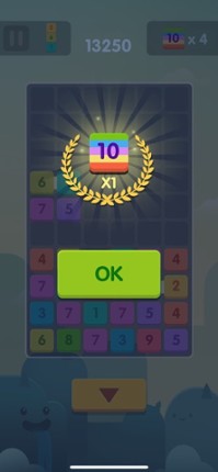 Tens Up-Merge Blocks screenshot
