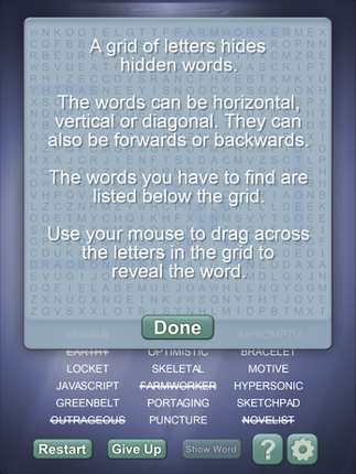 Word Search Infinite screenshot