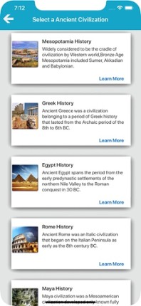 Ancient History Quiz screenshot