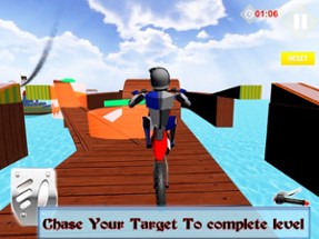 Beach Bike Stunt Rider Image