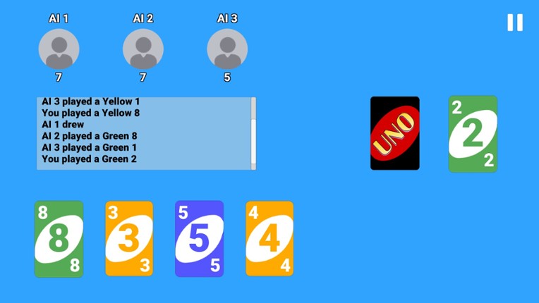 Card Color Clash - A Classic Card Game Image