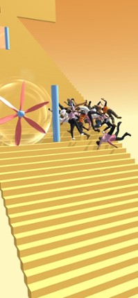 Crowd Stair Fall screenshot