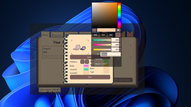 Desktop Purrfect screenshot