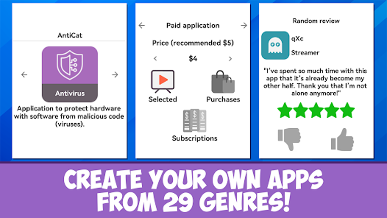 Dev Life Simulator screenshot