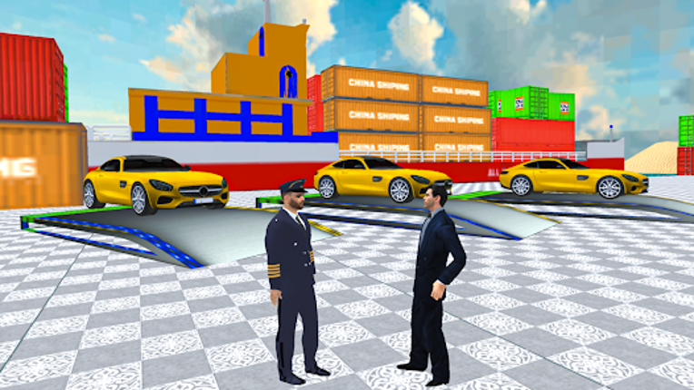 US truck transport Game 3d Image