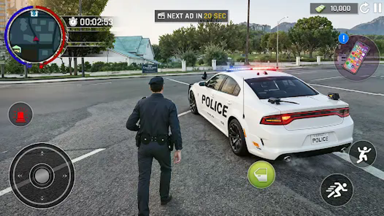 US Police Car Chase Driving 3d screenshot